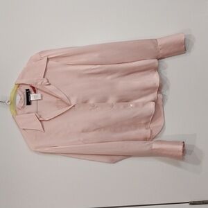 932 Jones New York pink silk blouse